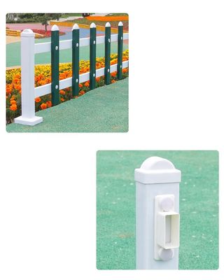 Customized White PVC Pipe Vinyl Fence Post for Your Construction Project