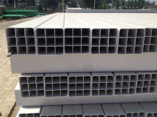 Customized White PVC Pipe Vinyl Fence Post for Your Construction Project